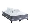 Ensemble Matelas Ressort 7 Zones H30cm + Sommiers + Couette + Oreillers Max 2x80 X 200 Cm