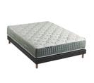 Ensemble + Matelas Ressort 7 Zones Face Hiver/eté Différente Hygge 160 X 200 Cm Noir