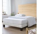 Protège-matelas Molleton En Coton Blanc 80x200