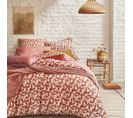 Housse De Couette En Percale De Coton Rouge 140x200