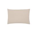 Taie D'oreiller En Gaze De Coton Beige 50x75