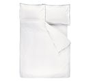 Drap Plat En Percale De Coton Bleu 240x300