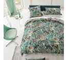 Housse De Couette Imprimée En Satin De Coton Vert 200x200