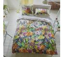 Housse De Couette En Percale De Coton Multicolore 200x200