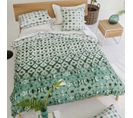 Housse De Couette En Percale De Coton Vert 200x200