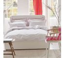 Housse De Couette Unie En Percale De Coton Blanc 140x200cm