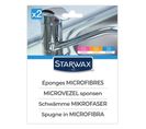 Lot de 2 éponges STARWAX microfibres
