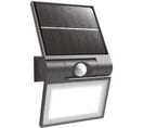 Applique Solaire Avec Détecteur De Mouvement Ip44 (2000lm 6500k A++) Noire - Voltman