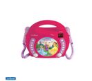 Lecteur Cd Karaoké Enfant Avec 2 Microphones - Disney Princesses