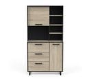 Buffet 2 Portes, 3 Tiroirs Et 4 Niches H179,5 Cm