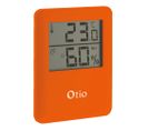 Thermomètre Hygromètre Magnétique Orange - Otio