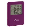 Thermomètre Hygromètre Magnétique à Écran LCD - Violet - Otio