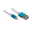 Câble Pops Cable Mfi /usb-a Pour iPhone iPad 1 M - Bleu