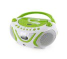 Lecteur Cd Mp3 Enfant Avec Port USB - Blanc Et Vert