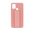 Coque Semi-rigide Magnétique Avec Support Pour Samsung A21s - Rose