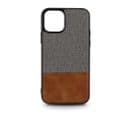 Coque Souple Bi-matière Pour iPhone 11 - Grise Et Marron