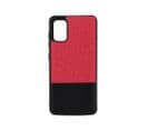 Coque Souple Bi-matière Pour Samsung A41 - Rouge Et Noire