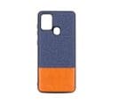 Coque Souple Bi-matière Pour Samsung A21s - Bleue Et Orange