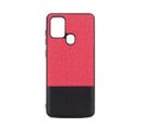 Coque Souple Bi-matière Pour Samsung A21s - Rouge Et Noire