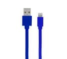 Câble Mfi / Usb-a Plat Pour iPhone iPad 1 M - Bleu