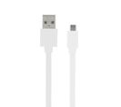 Câble Micro Usb /usb-a Plat  1 M - Blanc