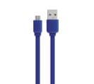 Câble Micro Usb /usb-a Plat  1 M - Bleu