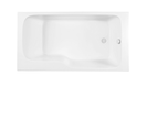 Baignoire Bain Douche Jacob Delafon Malice Version Droite Blanc Brillant 160 X 85