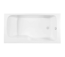 Baignoire Bain Douche Jacob Delafon Malice 160 X 85 Cm Version Droite, Blanc Mat