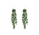 Chute Plante Artificielle Blanc 90cm Lot De 2