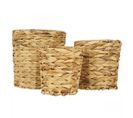 Cache-pots En Fibre Naturelle 25cm Lot De 3