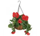 Geranium Artificiel Suspension 35cm