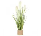 Plumeaux Artificiels Herbes Graminees 80cm