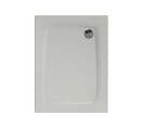 Receveur De Douche Extra-plat Texture Effet Pierre Mooneo Rectangle 100 X 80 Cm Blanc