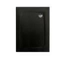 Receveur De Douche Extra-plat Texture Effet Pierre Mooneo Rectangle 100 X 80 Cm Noir