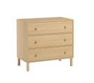 Commode 3 Tiroirs - L90 Cm