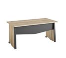 Bureau Style Industriel Avec Voile De Fond - Beige Et