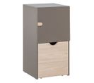 Commode Colonne Sur Roulettes Avec Cube Amovible