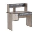 Bureau 1 Porte et 1 Tiroir "ruben" 108cm Naturel et Gris