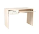 Bureau 1 Tiroir "romeo" 108 Cm Beige