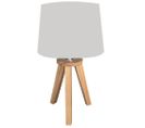 Lampe Scandinave 3 Pieds En Bois Gris