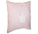 Coussin Imprimé Doré Rose 45x45 Cm