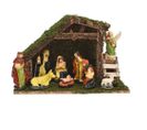 Crèche De Noël 8 Santons Porcelaine