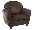 Fauteuil Club Marron Pour Enfant