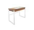 Bureau Bois Et Métal Blanc