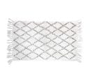 Tapis De Bain 50x80cm Latika Blanc 100%coton