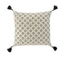 Housse De Coussin 40x40 Cm Or Floreor Coton