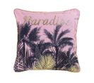 Coussin Passepoil 45x45 Cm Or Pur Paradise