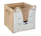 Bac De Rangement Pliable Lion Velours