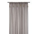 Voilage Passe Tringle 140x260 Cm Ibiza Taupe