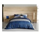 Housse De Couette 240x220 Malme + 2 Taies 100% Coton 57 Fils